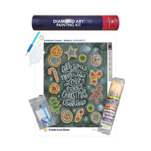 將圖片載入圖庫檢視器 christmas cookies diamond painting, christmas cookies diamond art by Create Love Share Australia